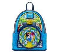 Loungefly Disney: Snow White Stained Glass Collection Mini Backpack - Disney Princesses - Amazon Exclusive - Premium Vegan Leather - Gift Idea - Official Merchandise - for Boys, Girls Men and Women