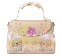 Loungefly Disney Stitch and Angel Cherry Blossom Crossbody Bag, multicoloured
