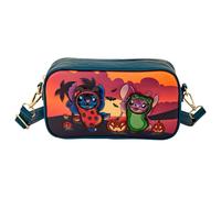 Loungefly Disney: Stitch and Angel - Halloween Costumes - Crossbody Bag - Collectible Bags