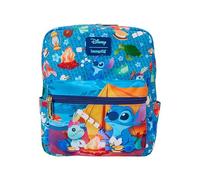 Loungefly Stitch And Scrump All-over Print Camping Mini Backpack Multicolor