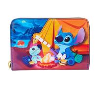 Loungefly Disney: Lilo & Stitch Camping Cuties Zip Around Wallet