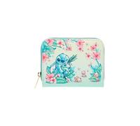 Loungefly Disney Stitch Floral Mini Zipper Wallet NONE