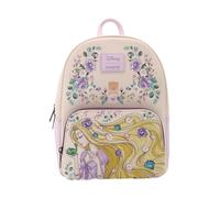 Loungefly Disney Tangled Rapunzel & Pascal Flowers Mini Backpack LAVENDER, Lavender, One Size, Modern