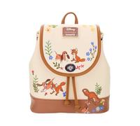 Loungefly Disney The Fox and the Hound Floral Mini Backpack - BoxLunch Exclusive BROWN NONE
