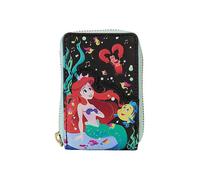 Loungefly Disney The Little Mermaid 35th Anniversary 'Life Is The Bubbles' Accordion Wallet Black