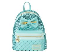 Loungefly Disney the Little Mermaid Sequins Collection Mini-backpack - Disney Princesses - Amazon Exclusive - Premium Vegan Leather - Gift Idea - Official Merchandise - for Boys, Girls Men and Women