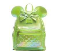 Loungefly Disney The Minnie Mouse Classic Series Womens Backpack: Emerald Iridescent