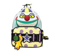 Loungefly Disney The Nightmare Before Christmas Clown Cosplay Womens Double Strap Shoulder Bag Purse NBC, Blue, M