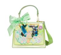 Loungefly Disney Tinker Bell Floral Bow Crossbody Bag Green