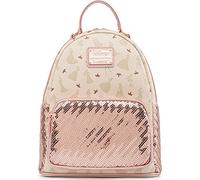 loungefly Disney Ultimate Princesses All Over Print Sequin Womens Double Strap Shoulder Bag Purse, Multi, One Size (WDBK1800)