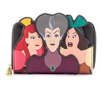 Loungefly Disney Villain Scene Evil Mother-in-Law Sister in Law Faux Leather Wallet, Multicolored, Taille Unique