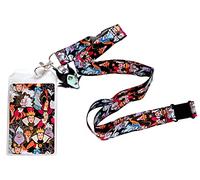 Loungefly Disney Villains Badge Holder with Maleficent Charm