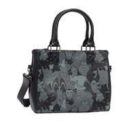 Loungefly Disney Villains Multi Character All Over Print Crossbody Bag Black/charcoal
