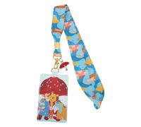LOUNGEFLY Disney Winnie The Pooh and Friends Rainy Day Lanyard, WDL0566