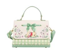 Loungefly Disney Winnie The Pooh Gingham Floral Handbag Green