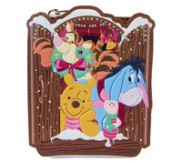 Loungefly Disney: Winnie The Pooh Holiday Scene & Friends Zip Around Wallet