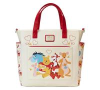 Loungefly Disney Winnie The Pooh Love Convertible Backpack and Tote Bag