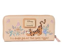 Loungefly Disney Winnie the Pooh Wallet Zip Around Clutch, Peach, Tigger