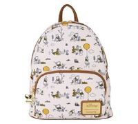 Loungefly Disney Winnie the Pooh Canvas Line Drawing Womens Double Strap Shoulder Bag Purse, Multi, One Size, Modern