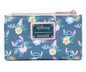Loungefly Disney's Stitch And Scrump Floral Bi-Fold Wallet