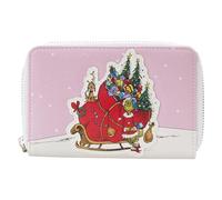 Loungefly Dr Seuss How The Grinch Stole Christmas Sleigh Zip Around Wallet, Multicolored, Bifold
