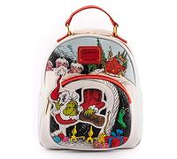 Loungefly Dr. Seuss The Grinch Chimney Thief Adult Womens Double Strap Shoulder Bag Purse, One Size (DSSBK0023)