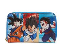 Loungefly Dragon Ball Z Purse Trio Official Blue Zip Around Taille Unique