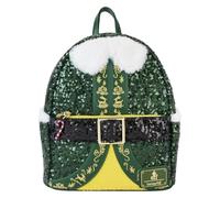 Loungefly Elf Buddy Sequin Mini Backpack Cosplay (Ocean Tides) Mini Backpack, Ocean Tides, One size