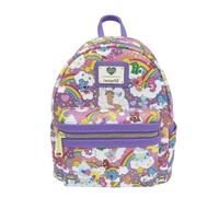 Loungefly Exclusive Care Bears Rainbow All Over Print Double Strap Shoulder Bag, Multicolored