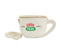 Loungefly Friends Central Perk Mug Crossbody Bag, White, Standard, Crossbody Bag