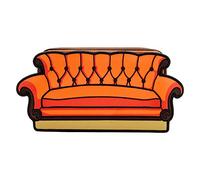 Loungefly Friends Intro Couch Ziparound Wallet, Orange, Standard