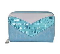 Loungefly Frozen Princess Elsa Glitter Sequin Cosplay Zip Around Wallet