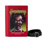 Loungefly Goosebumps Slappy Book Cover Crossbody Bag, Red, One Size