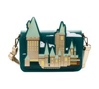 Loungefly Harry Potter Golden Hogwarts Crossbody Bag with Pouch Multi