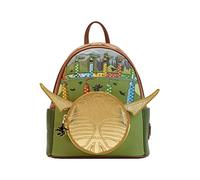 LOUNGEFLY Harry Potter Mini Backpack Golden Snitch Official Green Mini Backpack
