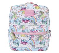 Loungefly Hasbro My Little Pony Sky Scene All Over Print Kids Nylon Square Mini Backpack Multi
