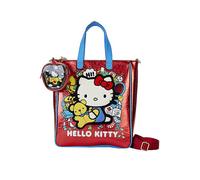Loungefly Hello Kitty 50th Anniversary Classic Metallic Tote With Coin Bag Metallic