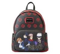 Loungefly Jujutsu Kaisin - Backpack - Jujutsu Kaisen - Amazon Exclusive - Premium Vegan Leather - Gift Idea - Official Merchandise - for Boys, Girls Men and Women - Anime Fans