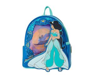 Loungefly Kids Disney Princess Jasmine Lenticular Mini Backpack Blue