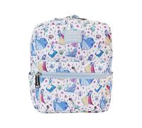 Loungefly Kids Disney Princess Manga Style AOP Nylon Mini Backpack White