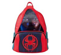 Loungefly Kids Marvel Spider-Verse Miles Morales Hoody Cosplay Mini Backpack Red