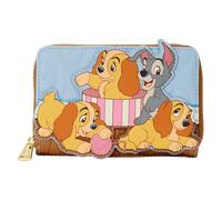 LOUNGEFLY Lady And The Tramp Playtime Zip Around Wallet - Disney