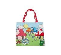 Loungefly Lafig Smurfs Village Life Canvas Tote Bag