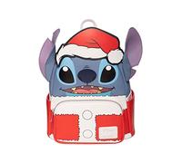 Loungefly Lilo & Stitch Holiday Santa Stitch Mini Backpack, Red, One Size, Traditional Backpacks