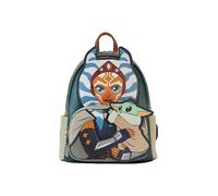 Loungefly Mandalorian Ahsoka Holding Grogu Mini Backpack Silver