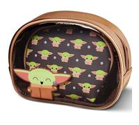 Loungefly Mandalorian Baby Yoda Grogu The Child 2 Piece Cosmetic Bag Set