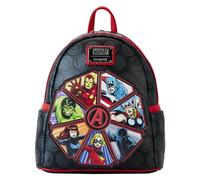 Loungefly Marvel - Avengers 60th Anniversary - Backpack - Marvel Comics - Amazon Exclusive - Premium Vegan Leather - Gift Idea - Official Merchandise - for Boys, Girls Men and Women - Movies Fans