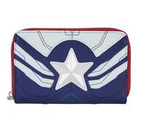Loungefly Marvel: Falcon Captain America Cosplay Zip Around Purse
