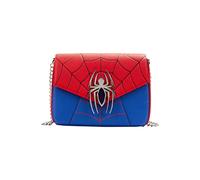 Loungefly Marvel Spider Man Color-Block Shoulder Bag, Spider Man, One Size, Red Blue, One Size, Red Blue