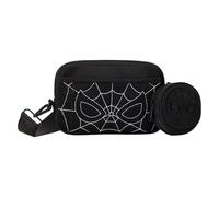 Marvel: Spider-Man Black & White Suit Sling Crossbody Bag with Coin Bag